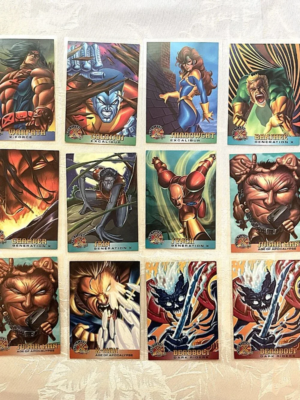 1996 Fleer X-Men Trading Card Bundle – Sleeved – 45 Cards – Some Dupl.